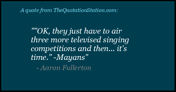 Click to Share this Quote by Aaron Fullerton on Facebook