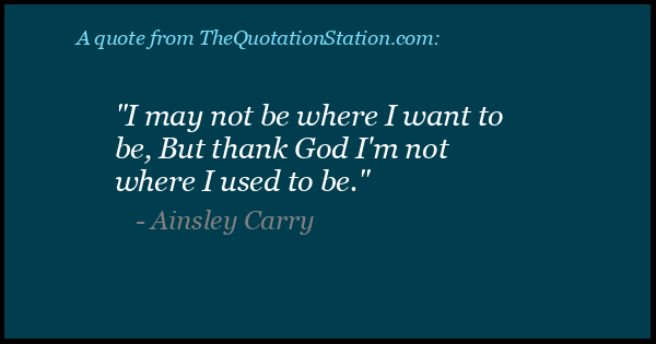 Click to Share this Quote by Ainsley Carry on Facebook