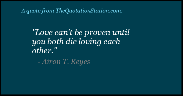 Click to Share this Quote by Airon T Reyes on Facebook