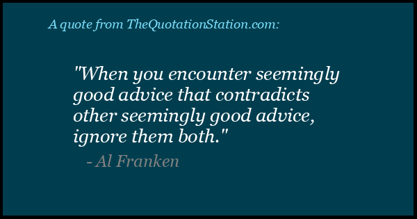 Click to Share this Quote by Al Franken on Facebook