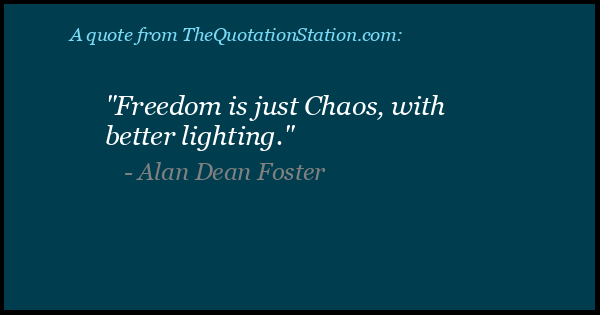 Click to Share this Quote by Alan Dean Foster on Facebook