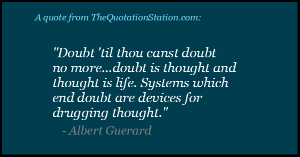 Click to Share this Quote by Albert Guerard on Facebook