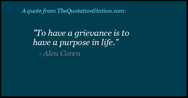 Click to Share this Quote by Alen Coren on Facebook