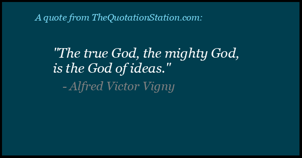 Click to Share this Quote by Alfred Victor Vigny on Facebook