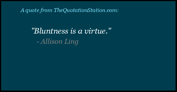 Click to Share this Quote by Allison Ling on Facebook