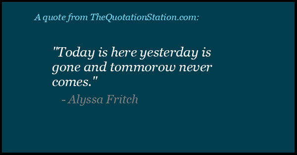 Click to Share this Quote by Alyssa Fritch on Facebook