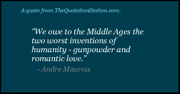 Click to Share this Quote by Andre Maurois on Facebook