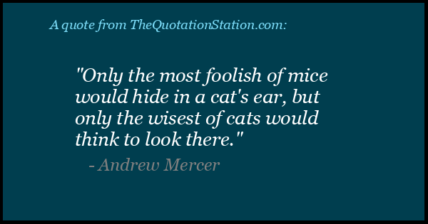Click to Share this Quote by Andrew Mercer on Facebook