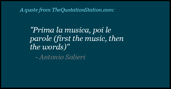 Click to Share this Quote by Antonio Salieri on Facebook