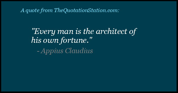 Click to Share this Quote by Appius Claudius on Facebook