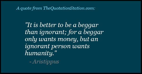 Click to Share this Quote by Aristippus on Facebook Click to Share this Quote by Aristippus on Facebook