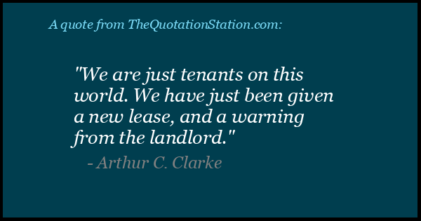 Click to Share this Quote by Arthur C Clarke on Facebook