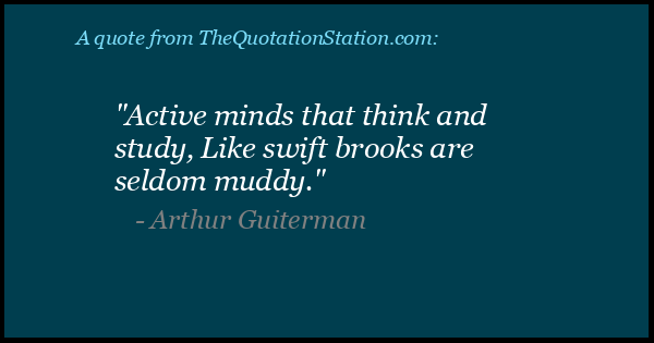 Click to Share this Quote by Arthur Guiterman on Facebook
