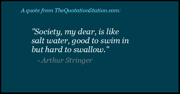 Click to Share this Quote by Arthur Stringer on Facebook