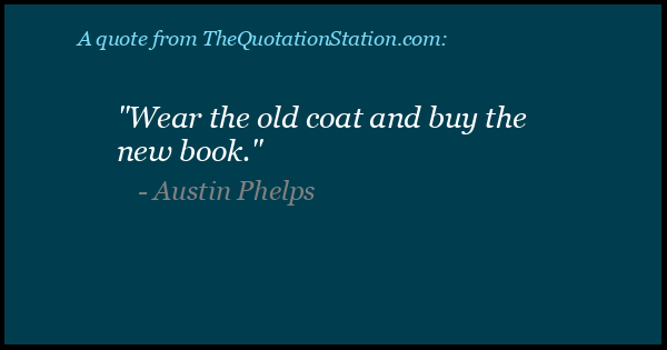 Click to Share this Quote by Austin Phelps on Facebook