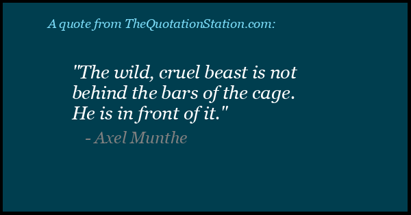 Click to Share this Quote by Axel Munthe on Facebook Click to Share this Quote by Axel Munthe on Facebook