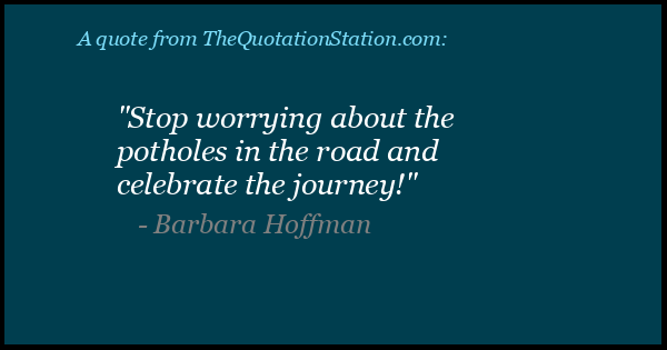 Click to Share this Quote by Barbara Hoffman on Facebook
