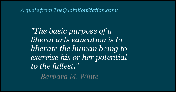 Click to Share this Quote by Barbara M White on Facebook