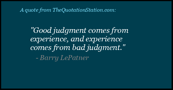 Click to Share this Quote by Barry LePatner on Facebook
