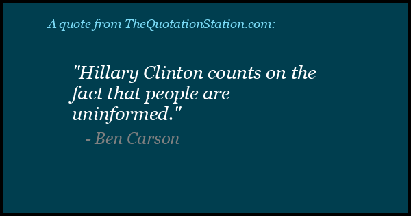 Click to Share this Quote by Ben Carson on Facebook