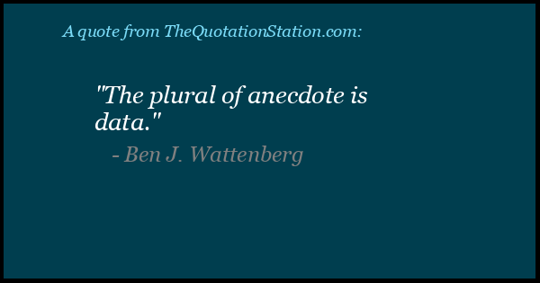 Click to Share this Quote by Ben J Wattenberg on Facebook