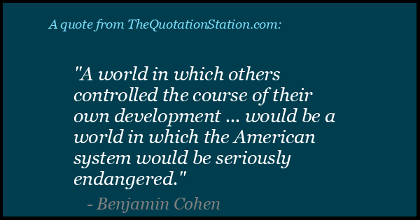 Click to Share this Quote by Benjamin Cohen on Facebook