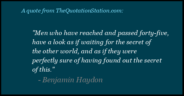 Click to Share this Quote by Benjamin Haydon on Facebook