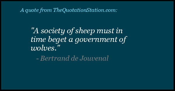 Click to Share this Quote by Bertrand de Jouvenal on Facebook