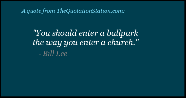 Click to Share this Quote by Bill Lee on Facebook