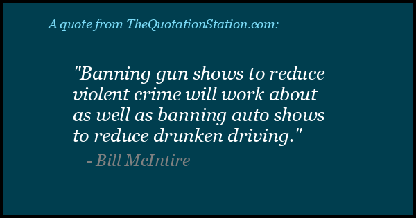 Click to Share this Quote by Bill McIntire on Facebook