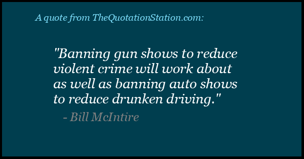 Click to Share this Quote by Bill McIntire on Facebook Click to Share this Quote by Bill McIntire on Facebook