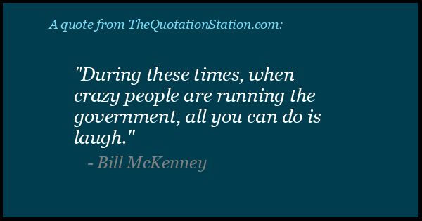 Click to Share this Quote by Bill McKenney on Facebook