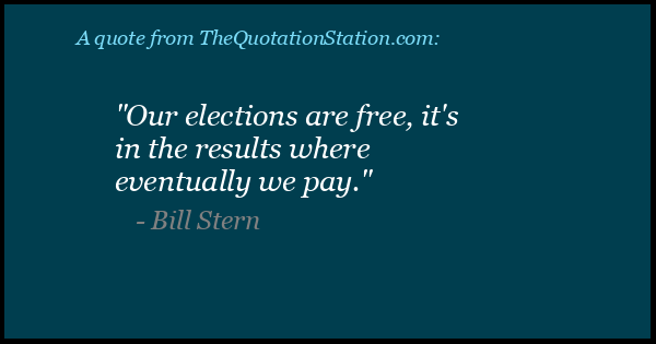 Click to Share this Quote by Bill Stern on Facebook