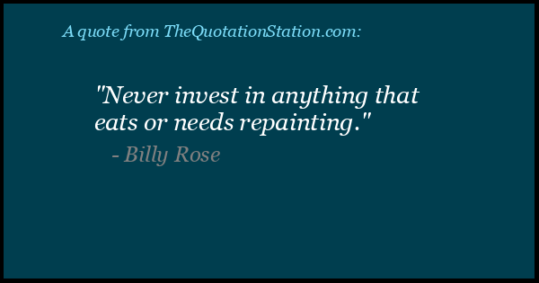 Click to Share this Quote by Billy Rose on Facebook