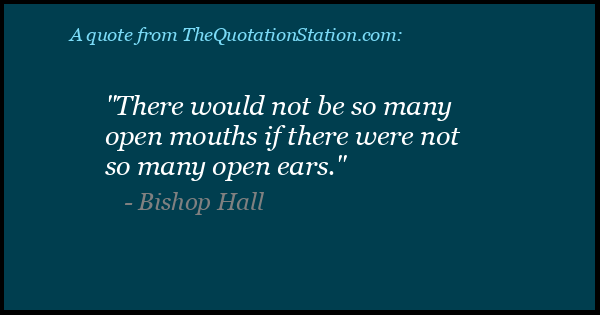 Click to Share this Quote by Bishop Hall on Facebook