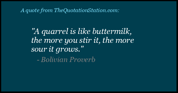 Click to Share this Quote by Bolivian Proverb on Facebook