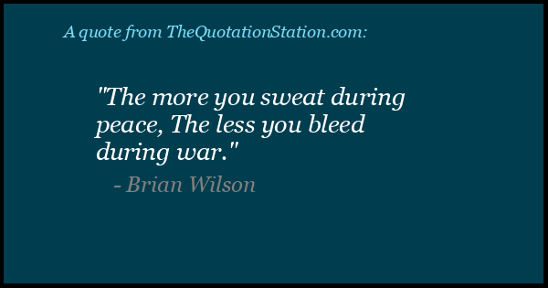Click to Share this Quote by Brian Wilson on Facebook Click to Share this Quote by Brian Wilson on Facebook