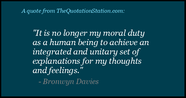 Click to Share this Quote by Bronwyn Davies on Facebook