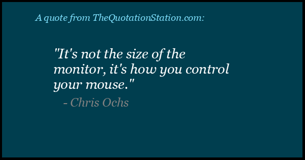 Click to Share this Quote by Chris Ochs on Facebook