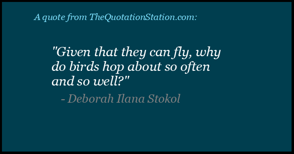 Click to Share this Quote by Deborah Ilana Stokol on Facebook