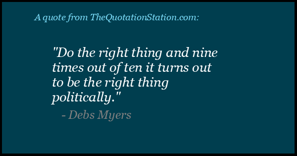 Click to Share this Quote by Debs Myers on Facebook
