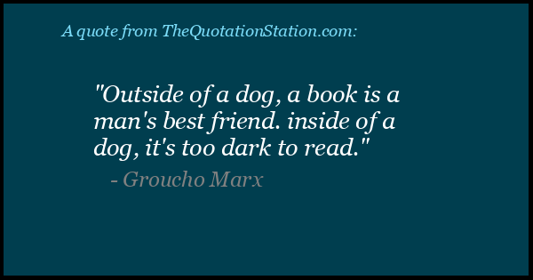 Click to Share this Quote by Groucho Marx on Facebook
