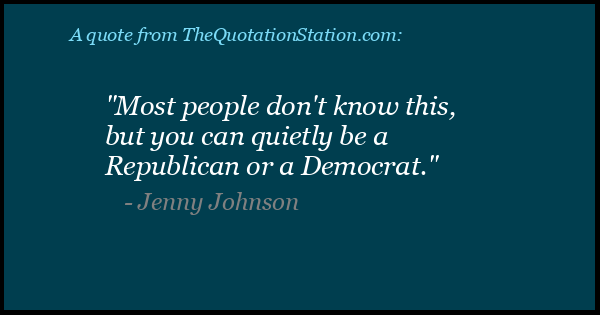 Click to Share this Quote by Jenny Johnson on Facebook