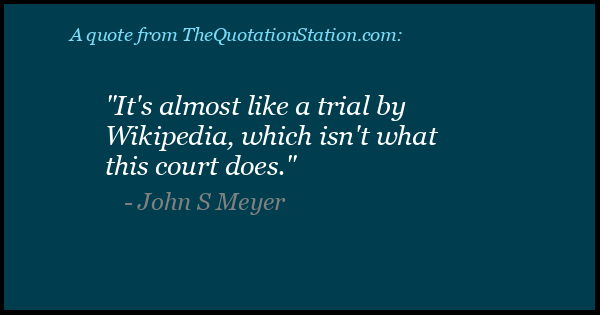 Click to Share this Quote by John S Meyer on Facebook