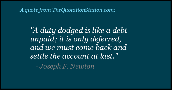 Click to Share this Quote by Joseph F Newton on Facebook