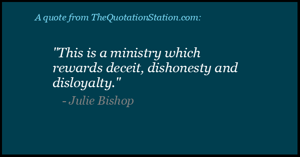 Click to Share this Quote by Julie Bishop on Facebook