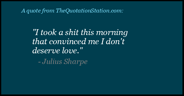Click to Share this Quote by Julius Sharpe on Facebook