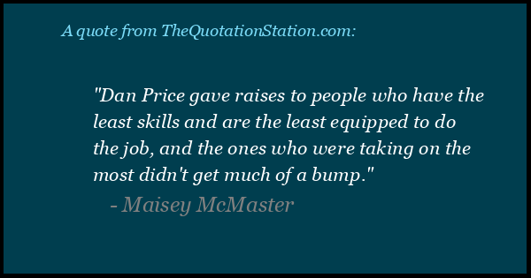 Click to Share this Quote by Maisey McMaster on Facebook