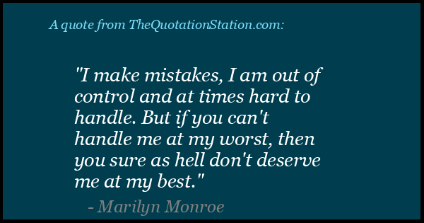 Click to Share this Quote by Marilyn Monroe on Facebook