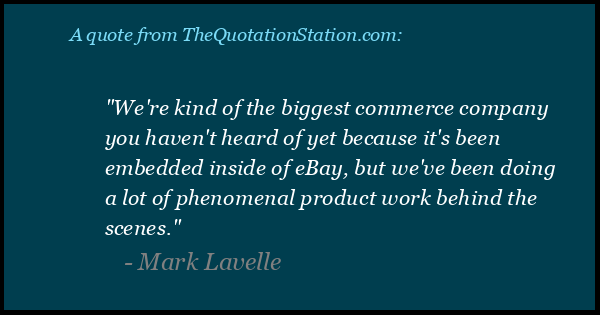 Click to Share this Quote by Mark Lavelle on Facebook